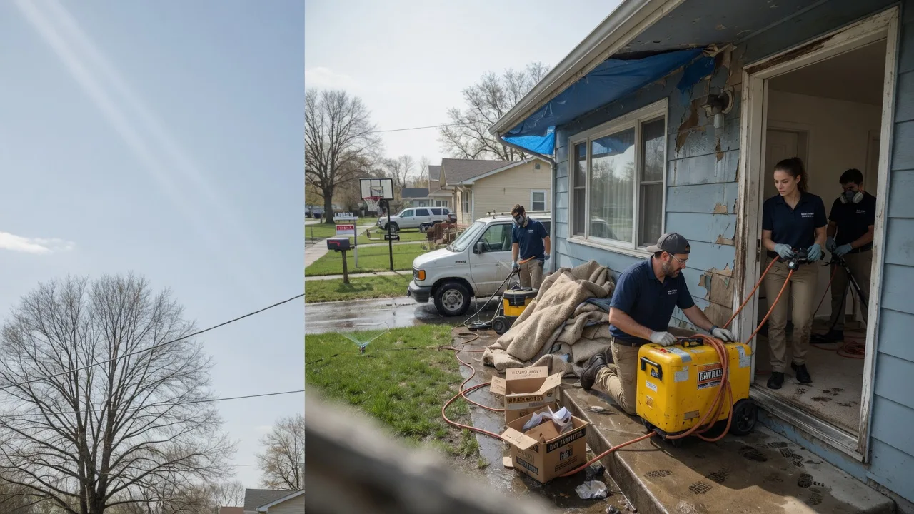 Basement Flood Cleanup in Caldwell, OH near me